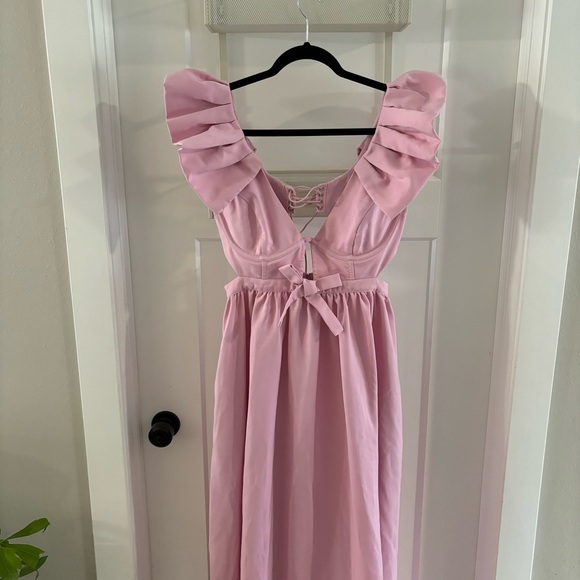 For Love And Lemons Pink Maxi Dress - Picture 11 of 11
